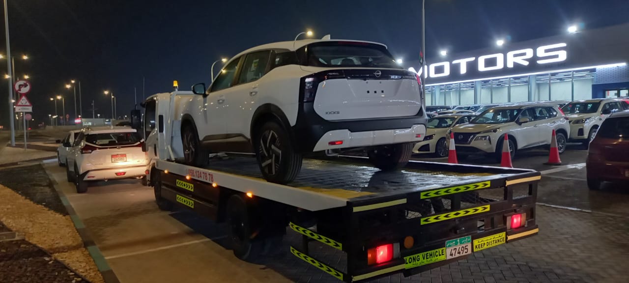 Car towing Gulf region
